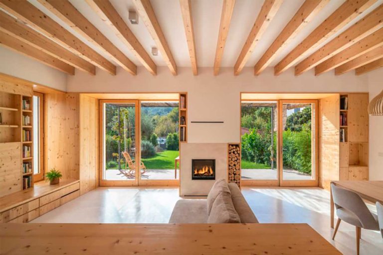 As casas com madeira são mais quentes?